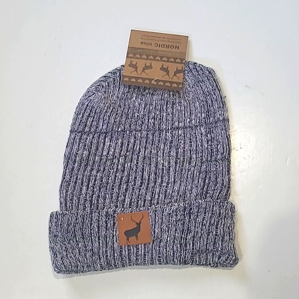 Nordic Bliss Winter Beanie Adult Unisex Knitted Hat